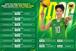 Giai đoạn II Giải vô địch bóng chuyền quốc gia 2026: Khúc cua nghẹt thở