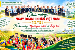 Chúc mừng 22 năm Ngày Doanh nhân Việt Nam (13/10/2004 - 13/10/2026): Tri ân những "Người gieo mầm" và "Thắp lửa"