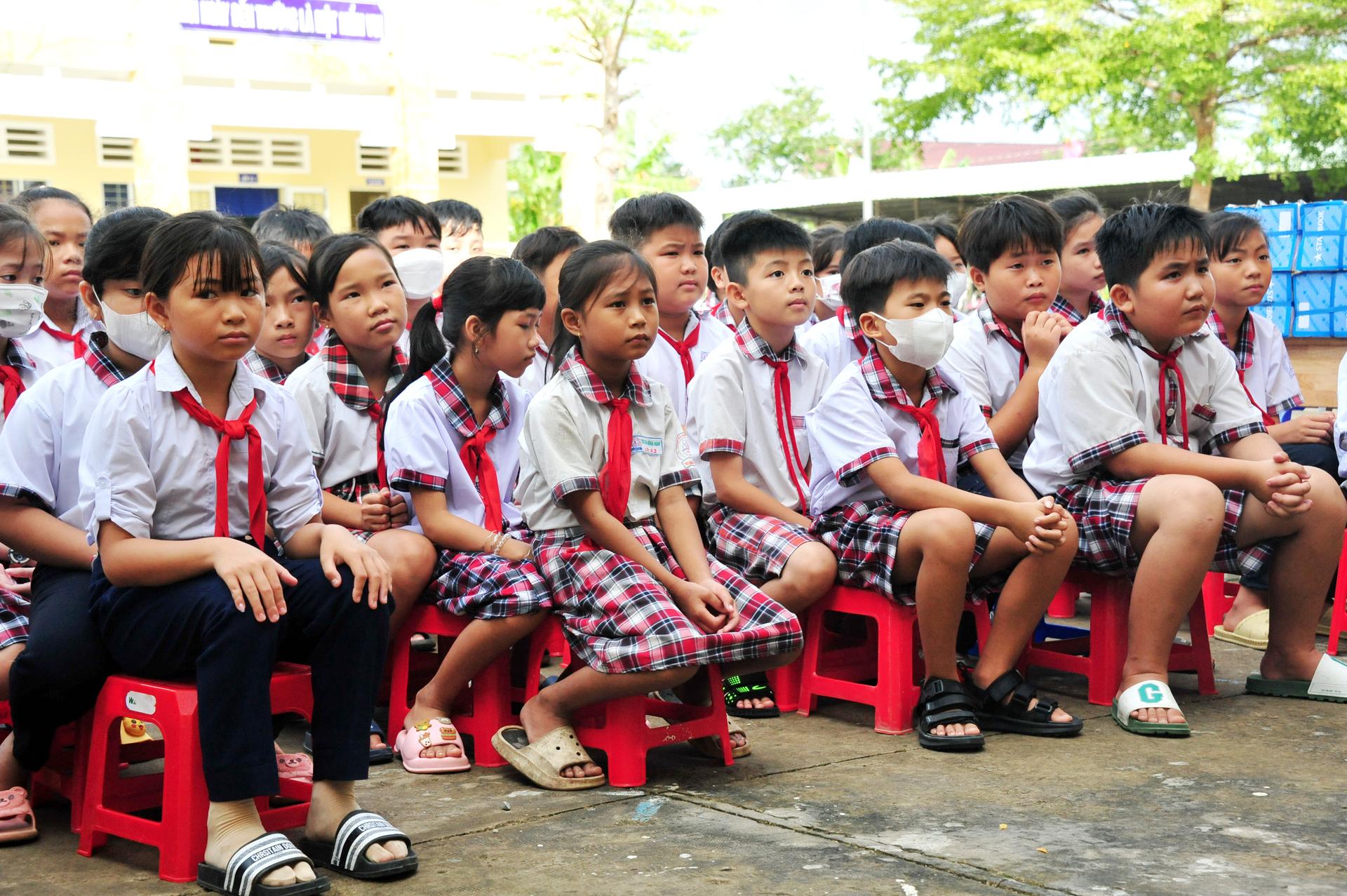 Học sinh Trường Tiểu học Thạnh Trị 1, xã Thạnh Trị, huyện Thạnh Trị, tỉnh Sóc Trăng đã sẵn sàng cùng với học sinh cả nước bước vào năm học mới.